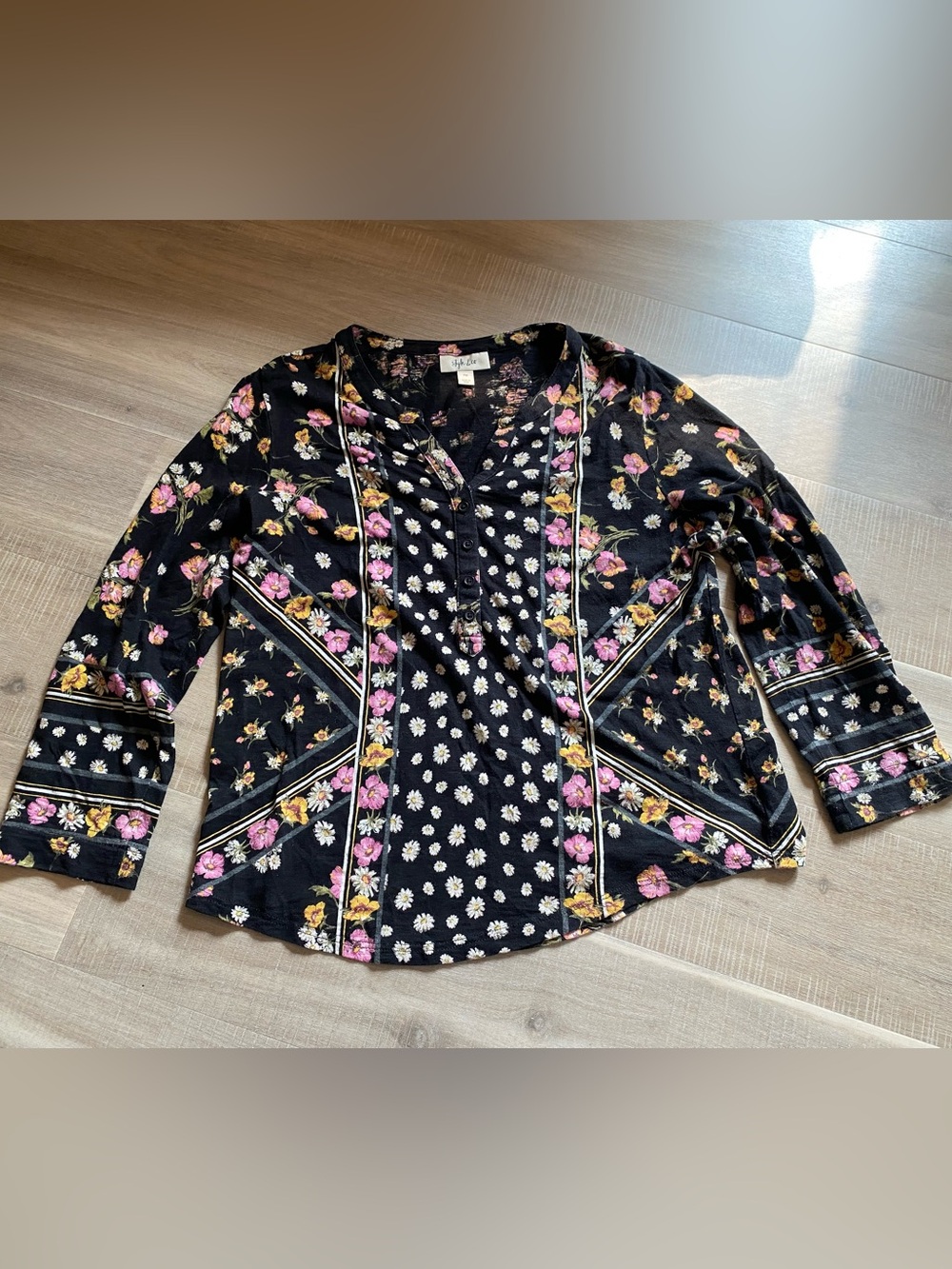 Style & Co Women’s Long Sleeve Pull Over Top👛